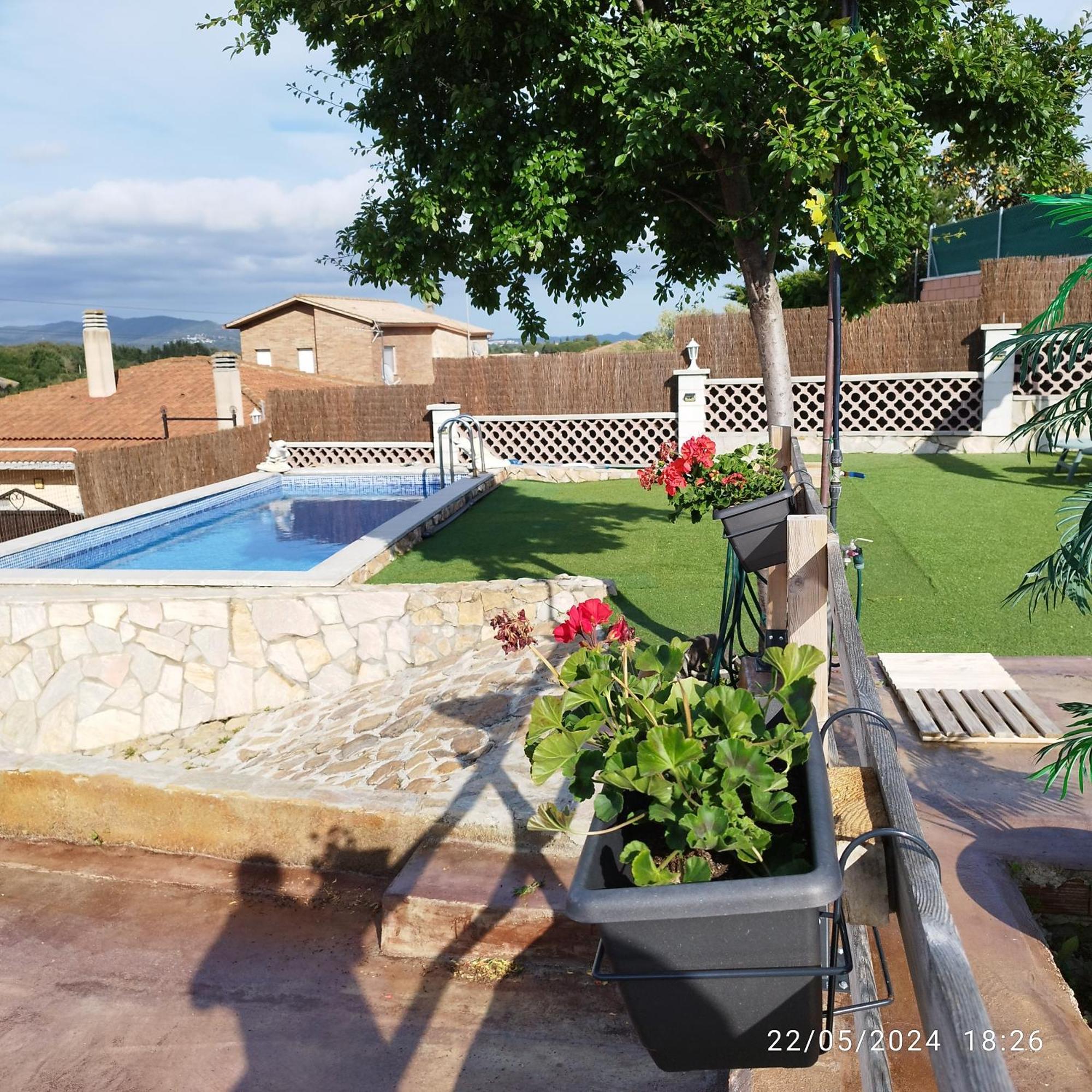 La Biznaga Villa Fogas de Tordera Bagian luar foto